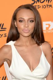 Reign Edwards – “Snowfall” Premiere at Ace Hotel in Los Angeles 06/26/2017