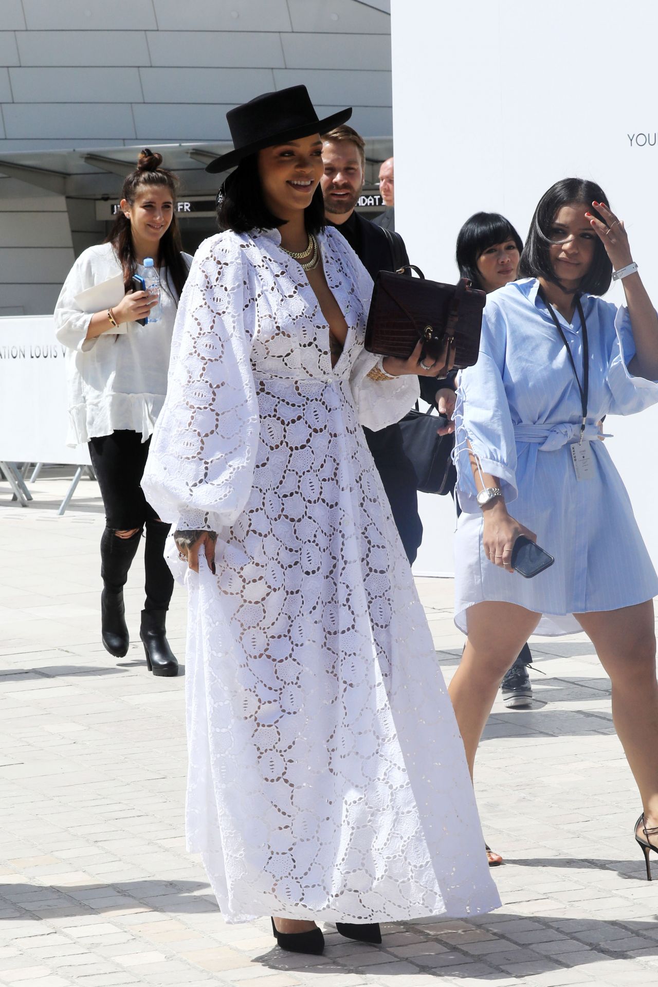 Rihanna Slays at Louis Vuitton Fashion Presentation in Paris