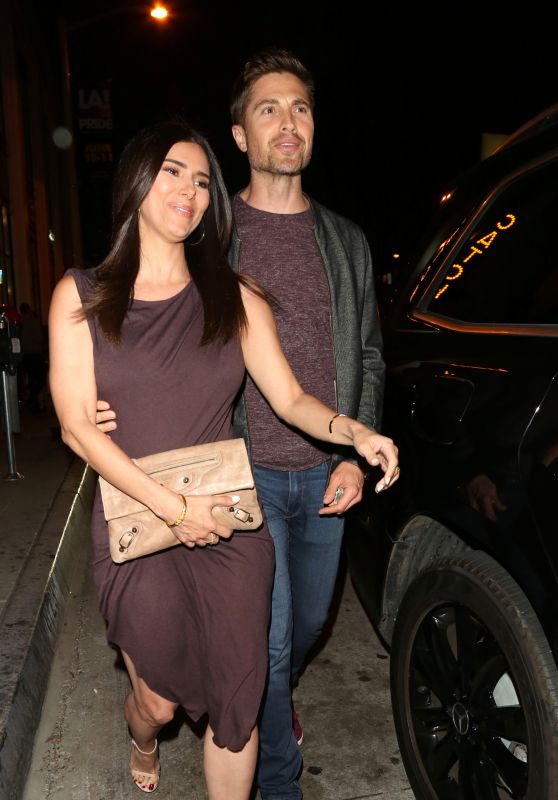Roselyn Sanchez With Her Husband Eric Winter at Catch Restaurant in LA 05/31/2017