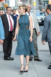 Scarlett Johansson - Leaves The Late Show With Stephen Colbert TV Show in NYC 06/13/2017