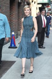 Scarlett Johansson - Leaves The Late Show With Stephen Colbert TV Show in NYC 06/13/2017