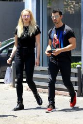 Sophie Turner With Joe Jonas in West Hollywood 06/05/2017