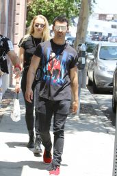 Sophie Turner With Joe Jonas in West Hollywood 06/05/2017