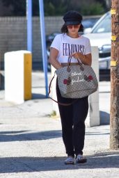 Vanessa Hudgens Is a "Feminist - Out in LA 06/17/2017