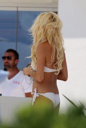 Victoria Silvsted in Bikini Enjoying the Sun of Ibiza Island 06/23/2017