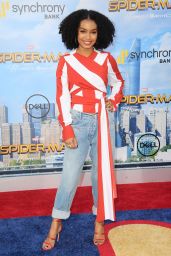 Yara Shahidi – “Spider-Man: Homecoming” Premiere in Hollywood 06/28/2017