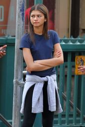 Zendaya in Casual Outfit - SoHo, Manhattan 06/21/2017