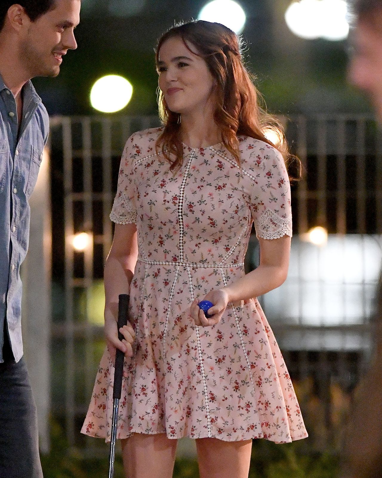 Zoey Deutch - Playing Miniature Golf on Set of "Set it Up" in NYC 06/15