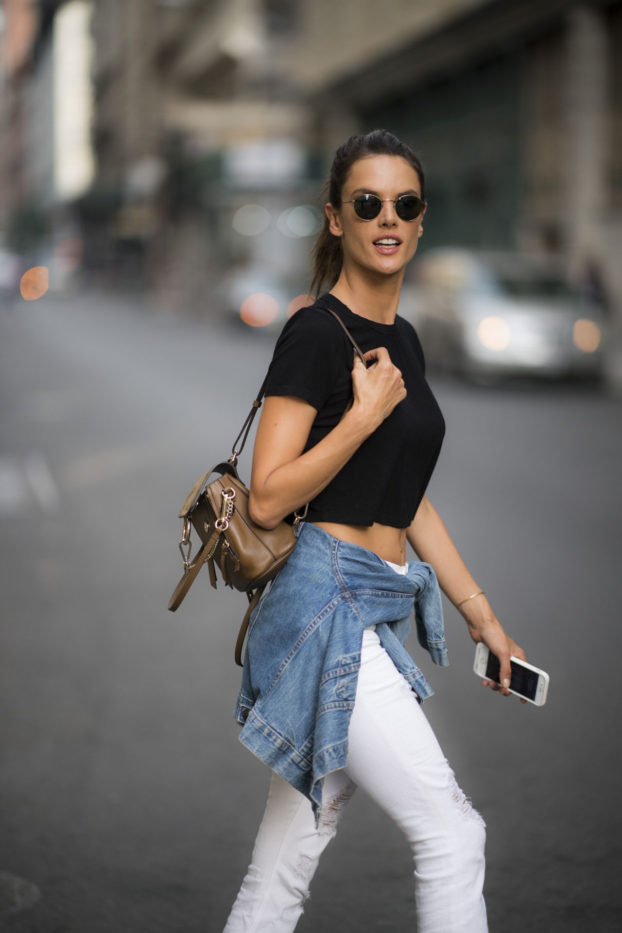 Alessandra Ambrosio Urban Street Style - New York 08/15/2017 • CelebMafia