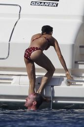 Alicia Vikander in Bikini on a Yacht - Formentera 07/05/2017