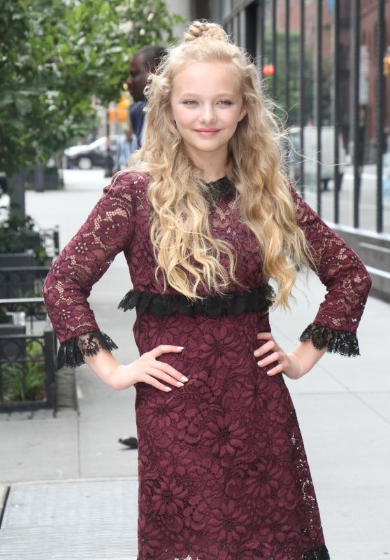 Amiah Miller at AOL Build Promoting 