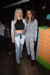 Ashley James - DJ-ing an event at Barrio Bar in Shoreditch in London 07/28/2017