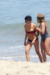 Ashley Tisdale Wearing a Bikini - Beach in Malibu, CA 07/08/2017