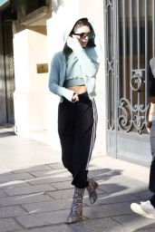 Bella Hadid Street Fashion - Out in Paris, France 07/01/2017