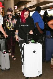 Bella Thorne at LAX International Airport in LA 07/19/2017
