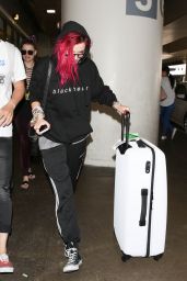 Bella Thorne at LAX International Airport in LA 07/19/2017