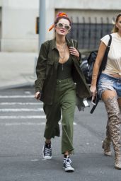 Bella Thorne in Casual Attire - NYC 07/08/2017