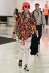 Bella Thorne in Travel Outfit - LAX Airport 07/11/2017