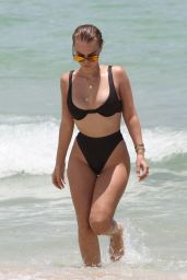 Bianca Elouise - Showing Off Her Toned Body Sporting a bikini in Miami Beach 07/19/2017