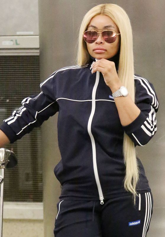 Blac Chyna in Travel Outfit - LAX in Los Angeles 07/23/2017