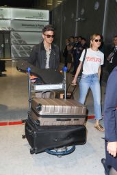 Brie Larson - Arrives at Paris-Charles-de-Gaulle Airport 07/01/2017