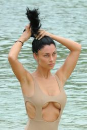 Cally Jane Beech in Swimsuit Flaunting Her Post-Baby Body - Ibiza 07/26/2017