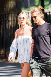 Candice Swanepoel and Hermann Nicoli - Going to Brunch in New York 07/04/2017