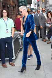 Cara Delevingne - Arriving to Appear on The Late Show with Stephen Colbert in NYC 07/20/2017