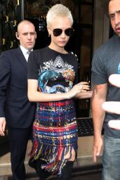 Cara Delevingne Fashion and Style - Paris, France 07/05/2017