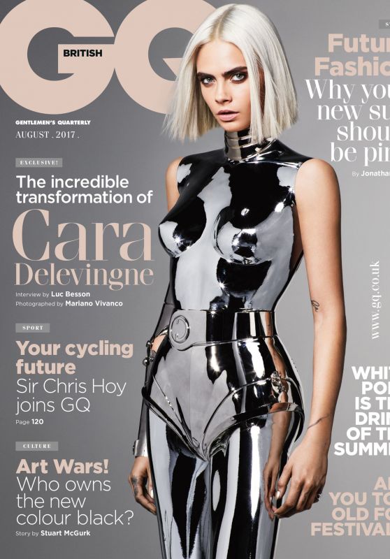 Cara Delevingne - GQ Magazine August 2017 Cover and Pic