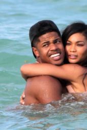 Chanel Iman and Sterling Shepard - Miami 06/30/2017