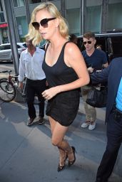 Charlize Theron - Arriving to "The Howard Stern Show" to Promote "Atomic Blonde" in NYC 07/19/2017