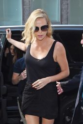 Charlize Theron - Arriving to "The Howard Stern Show" to Promote "Atomic Blonde" in NYC 07/19/2017