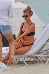 Charlotte McKinney in Bikini Top - Miami Beach 07/22/2017