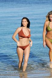 Chloe Goodman and Bianca Gascoigne in Bikinis - Holiday in Cyprus 07/10/2017