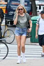 Chloe Sevigny Summer Street Style - East Village in New York City 07/05/2017