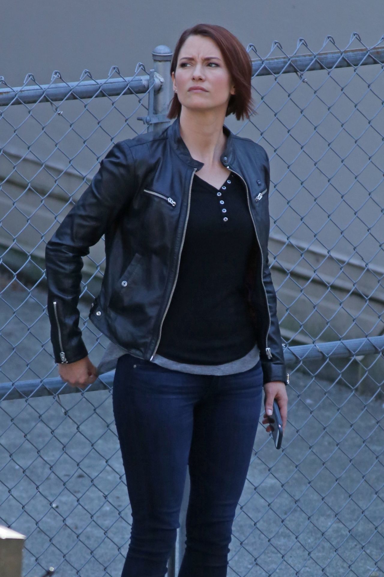 Chyler Leigh Supergirl Set 07272017 • Celebmafia 