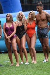 Chyna Ellis, Tyne-Lexy and Danielle Sellers in Swimsuits - Outside the ITV Studios in London 07/13/2017