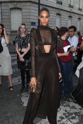 Cindy Bruna – Vogue Party at Paris Fashion Week 07/04/2017