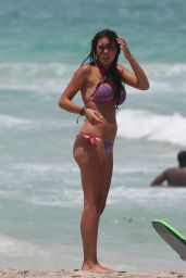 Clarissa Marchese  in Bikini at the Beach in Miami 07/16/2017