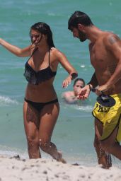 Clarissa Marchese  in Bikini at the Beach in Miami 07/16/2017