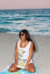 Claudia Romani Bikini Pics - South Beach, Miami 07/16/2017