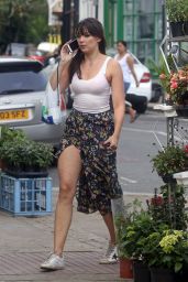 Daisy Lowe Summer Street Style - Out in London 07/17/2017
