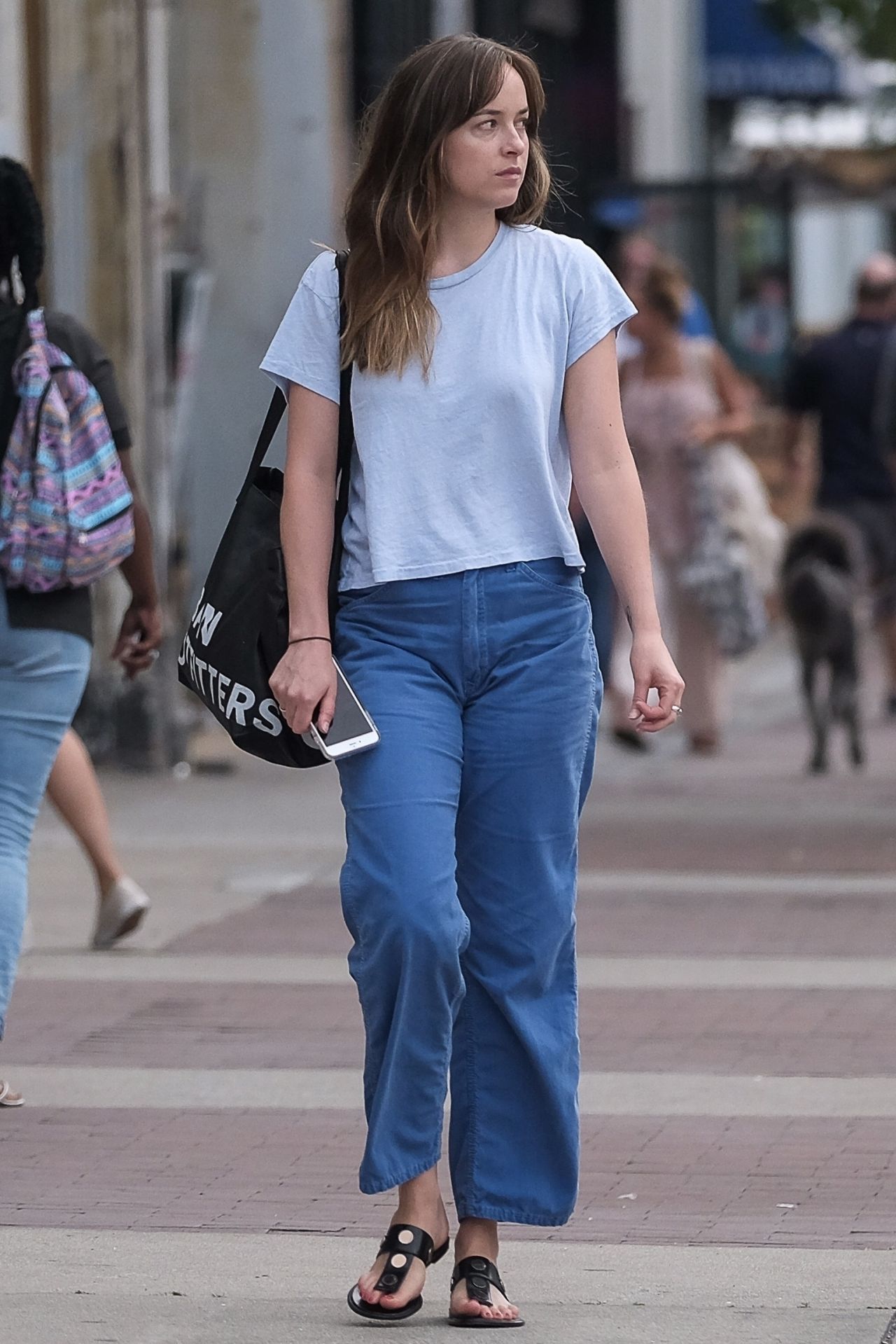 Dakota Johnson Street Style - Savannah, GA 07/16/2017 • CelebMafia