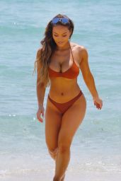 Daphne Joy in a Teeny Bikini on Miami Beach 07/24/2017