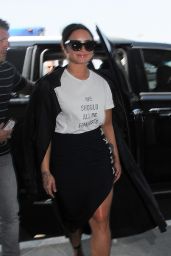 Demi Lovato - LAX Airport in Los Angeles 06/30/2017