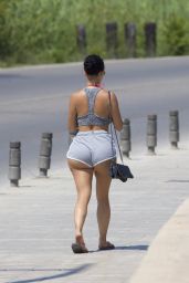 Demi Rose Summer Street Style - Strolls in Ibiza 07/29/2017