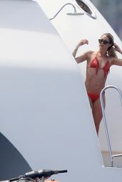 Doutzen Kroes in Bikini on a Super Yacht - South of France 07/27/2017