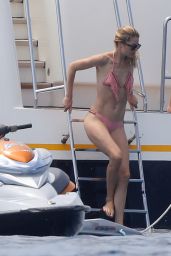 Doutzen Kroes in Bikini on a Super Yacht - South of France 07/27/2017