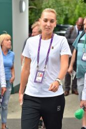 Elena Vesnina in Wimbledon, London 07/04/2017